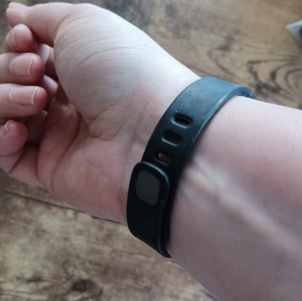 Fitbit Flex w/ black strap I will throw in a set extra straps